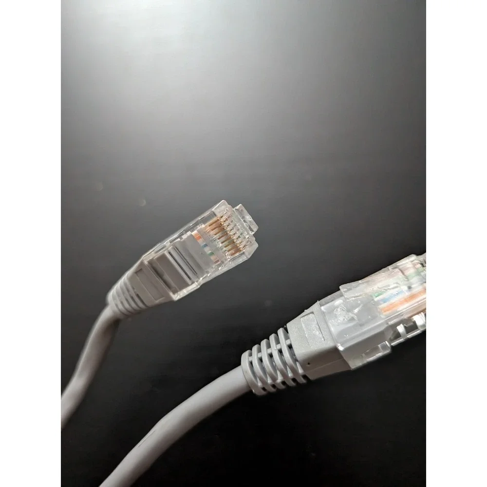 Ethernet Cable 6ft, Gray, Cat-5 Internet Connection Cable Networking
